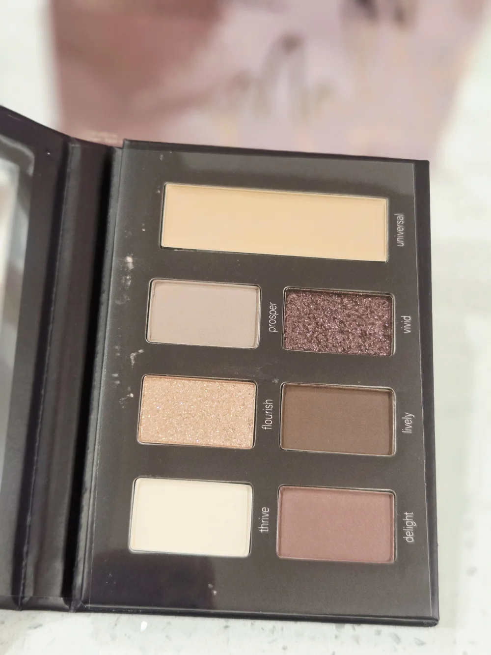 Mally Beauty XO Matte & Shimmer Eye Palette — Neutral Pink-Brown Shades
